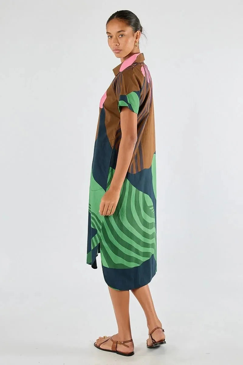 Itami | Papillon Button Dress | Black