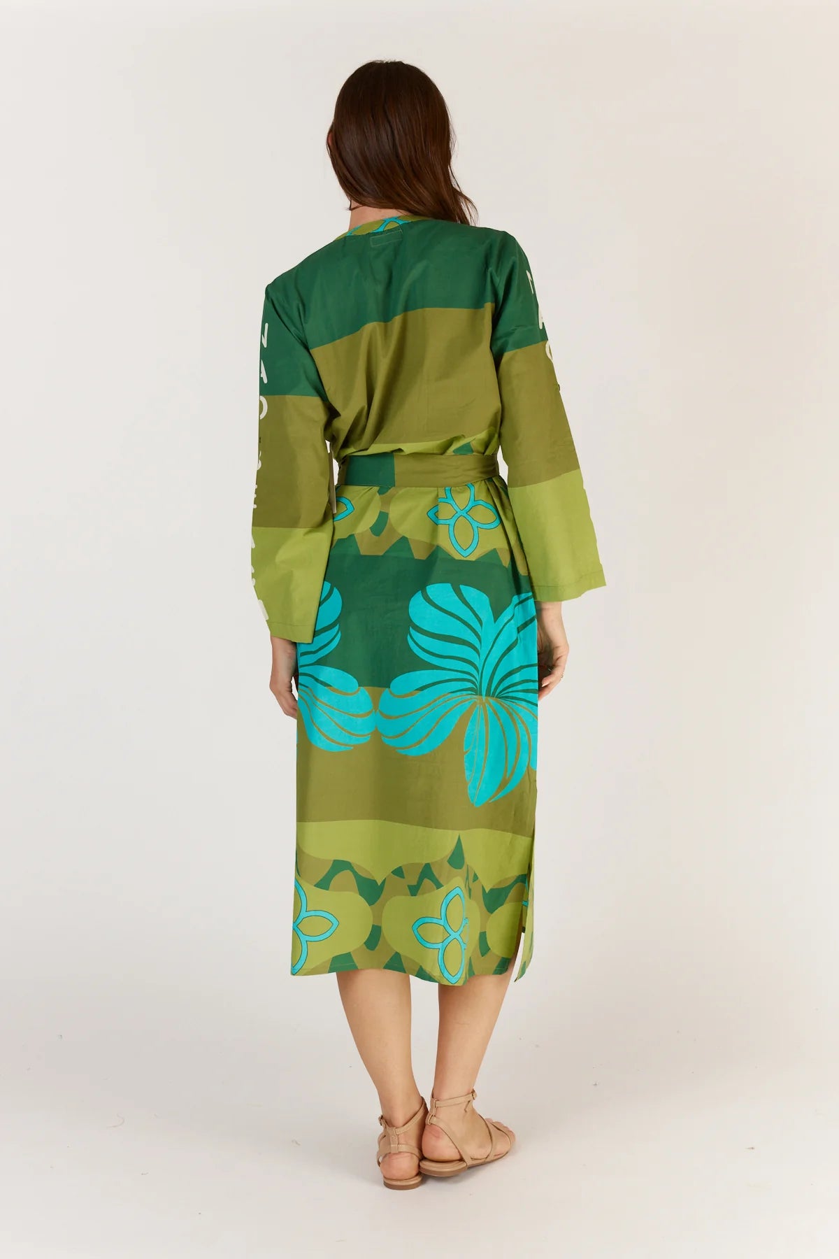 Itami | Pelota Long Sleeve Dress | Green