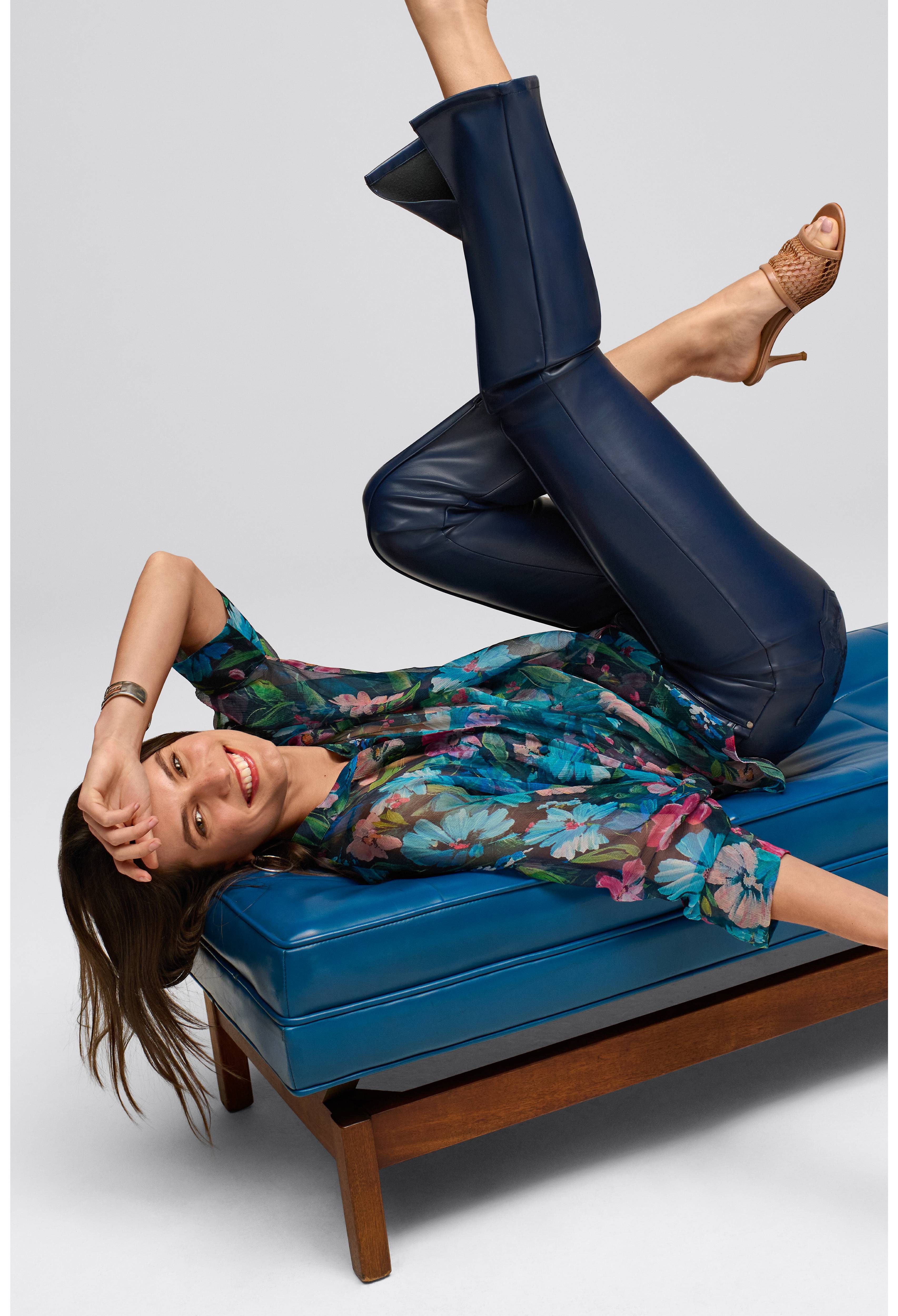 Johnny Was | Slit Flare Vegan Leather Pant | Addy