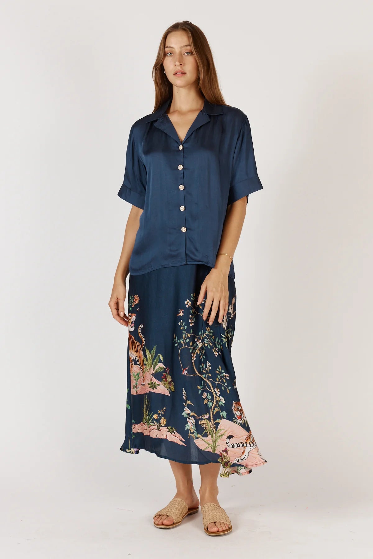 Ruby Yaya | Georgia Shirt | Navy