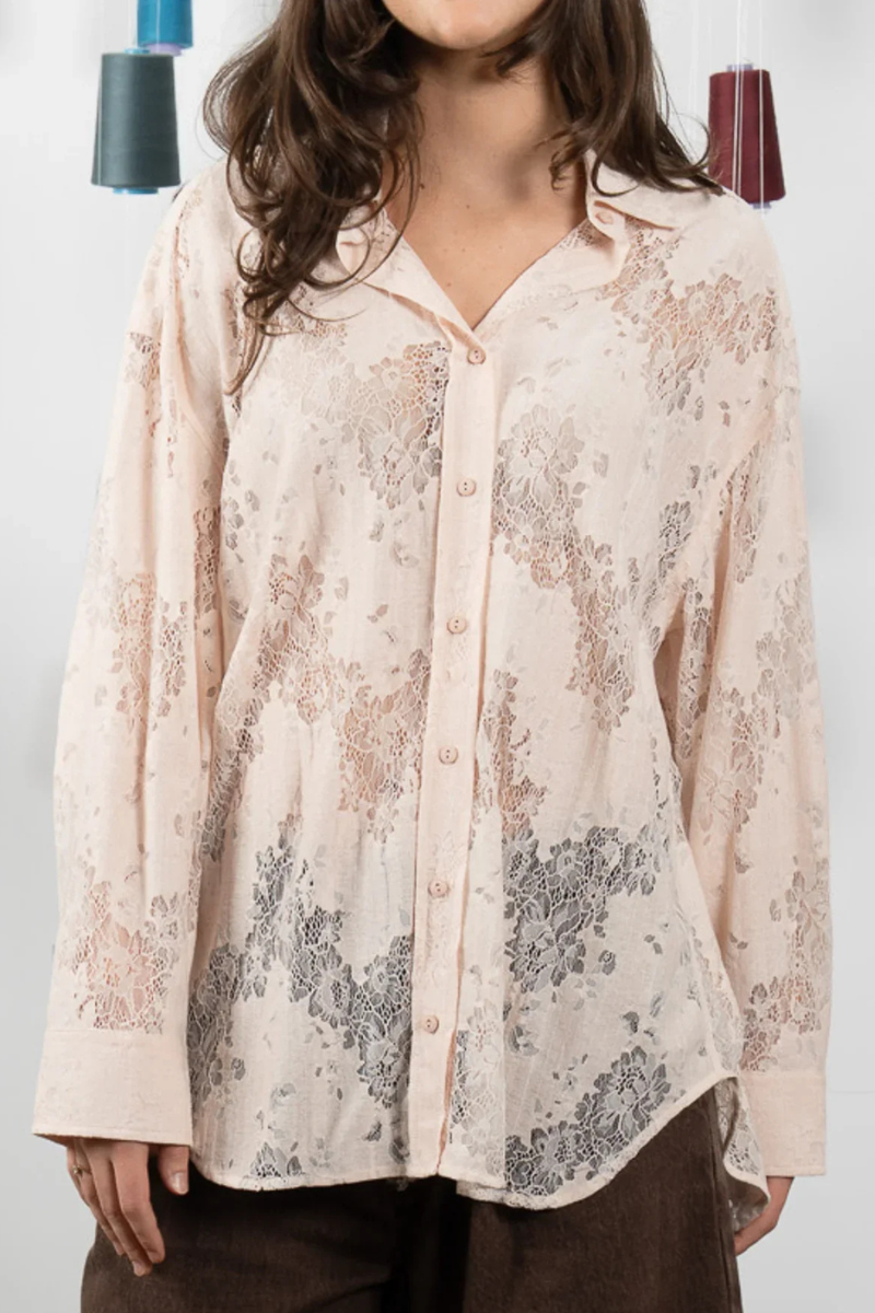 Maud Dainthy | Jarrah Shirt | Pink Salt