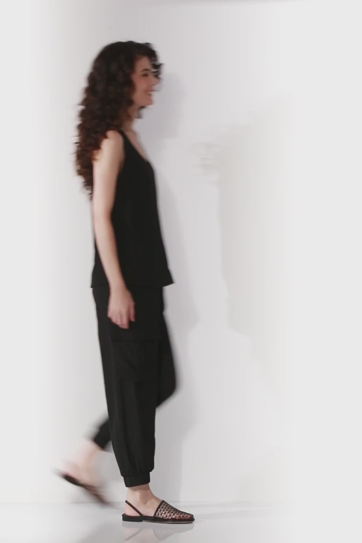 Glide by Verge | Felicity Tank | Black