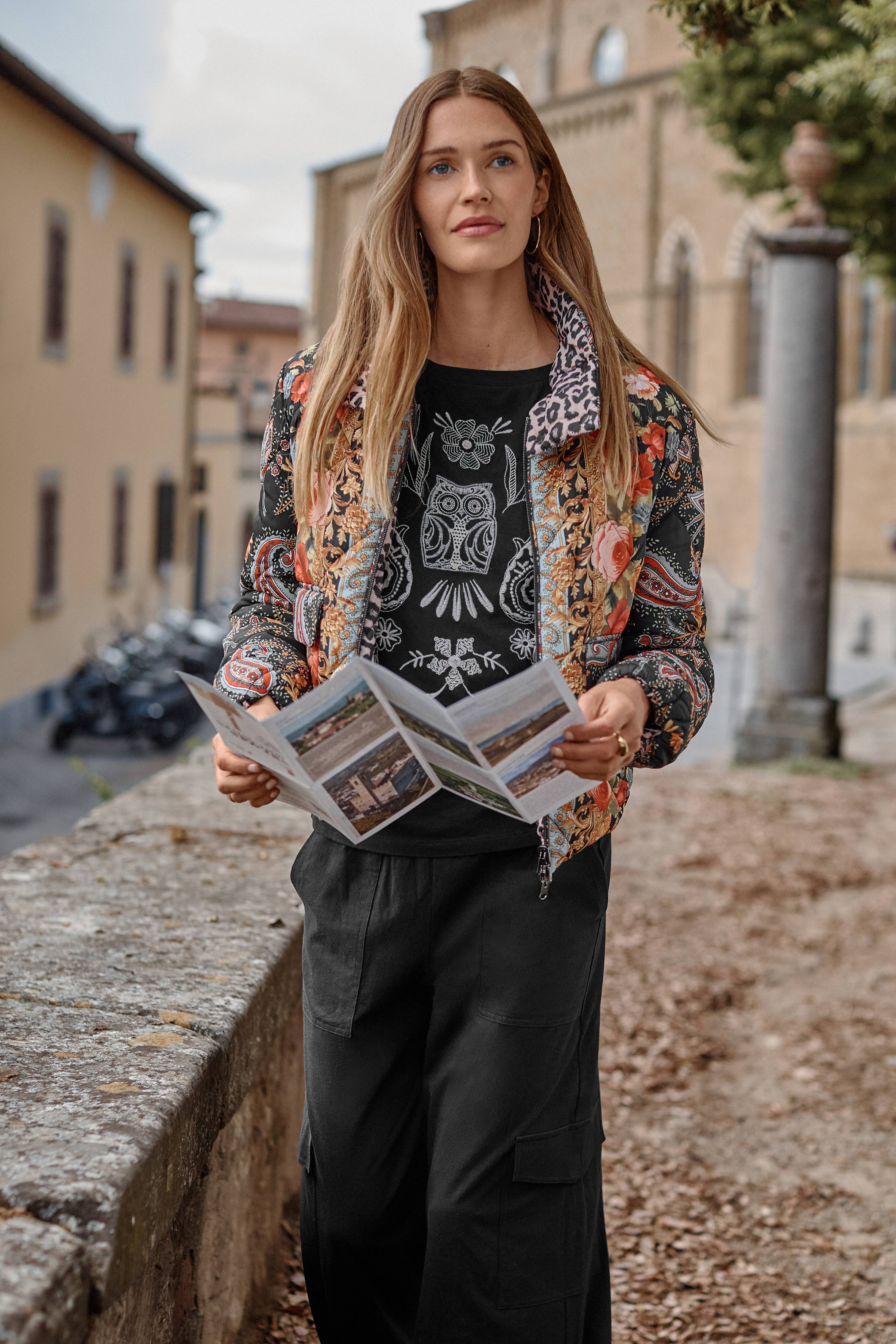 Johnny Was | Diamond Quilted Cropped Reversible Puffer Jacket | Leto