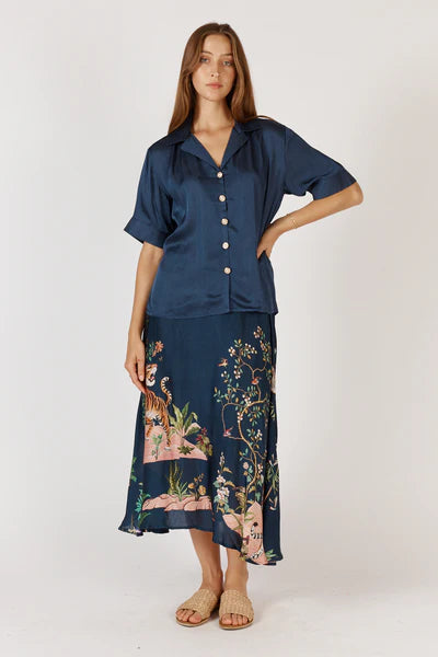 Ruby Yaya | Georgia Shirt | Navy