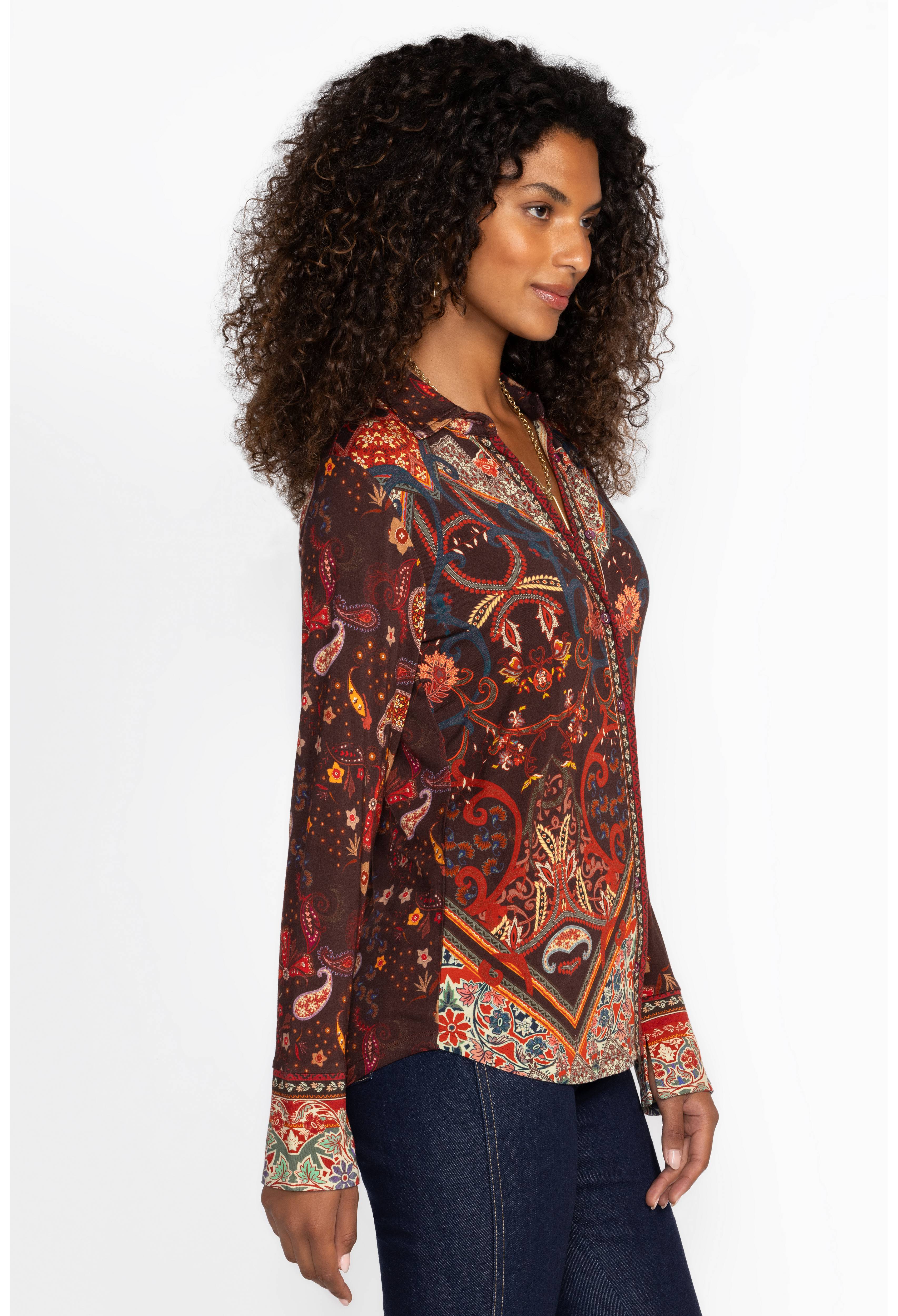 Johnny Was | The Janie Favourite Button Front Shirt | Clarissa