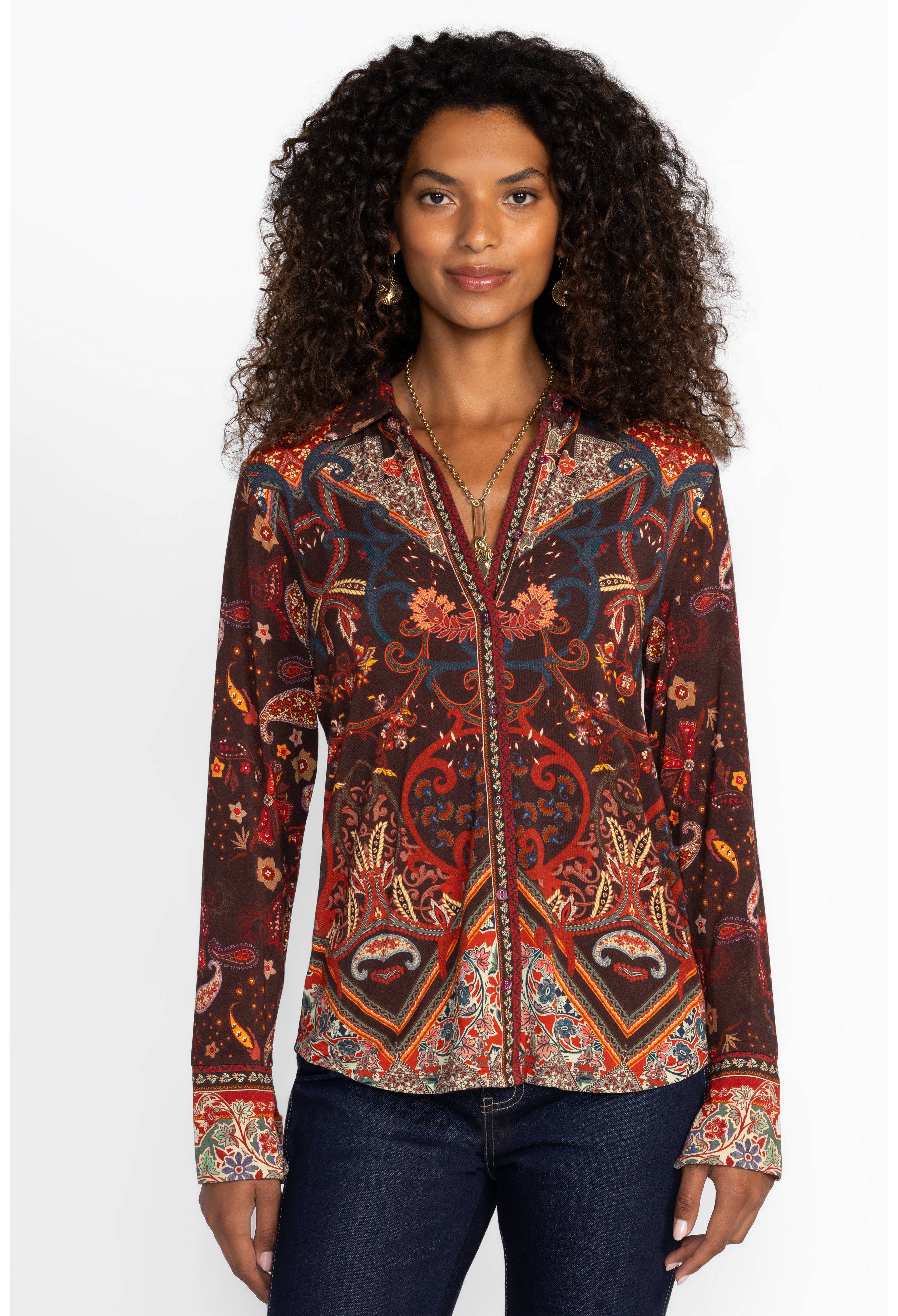 Johnny Was | The Janie Favourite Button Front Shirt | Clarissa