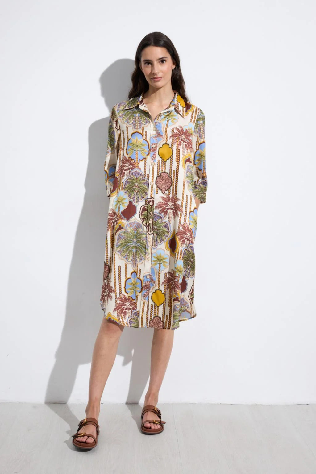 Tinta & Bariloche | Foncea Shirtdress | Chocolate
