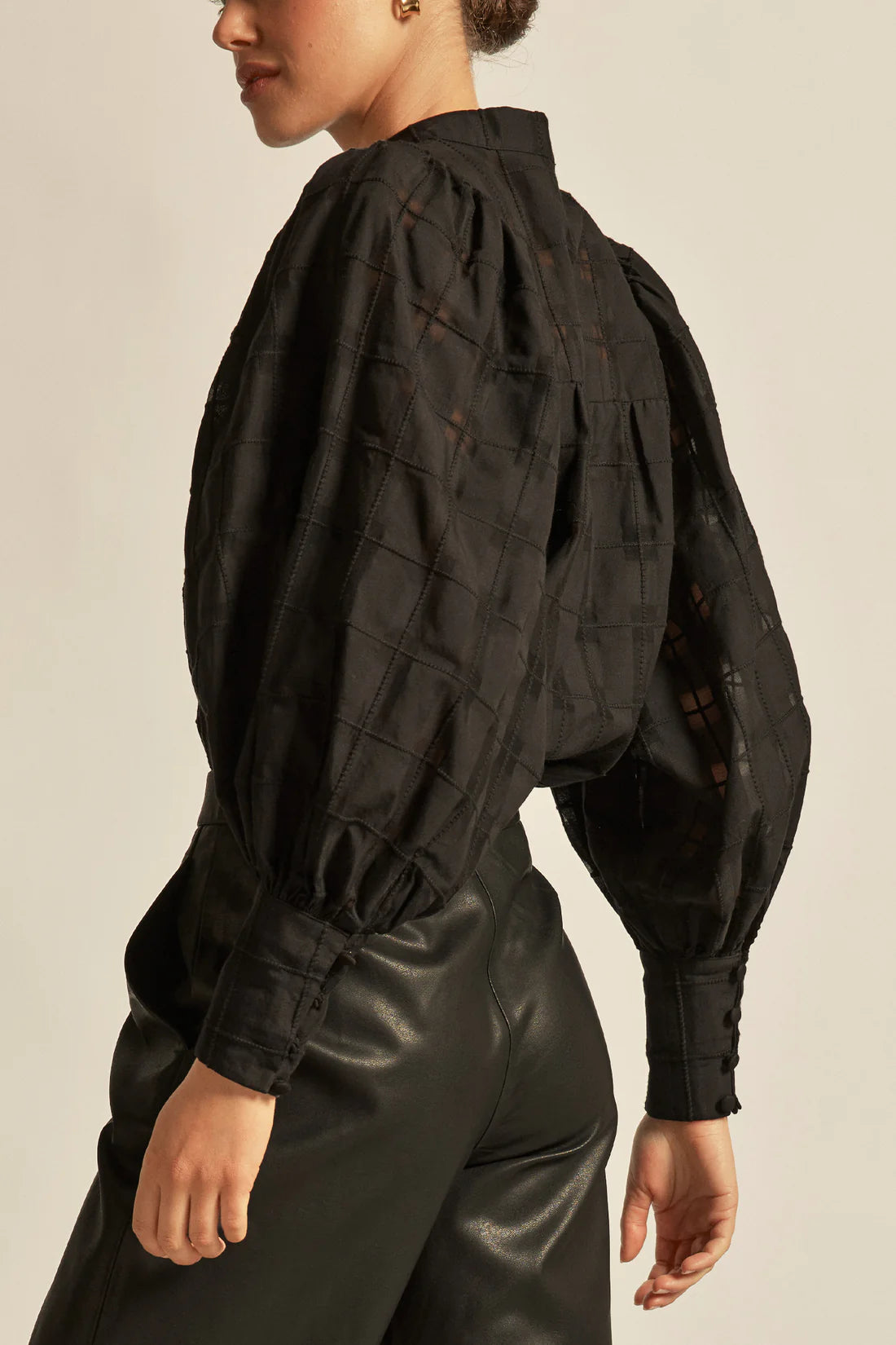 Zoe Kratzmann | Vista Top | Black Check