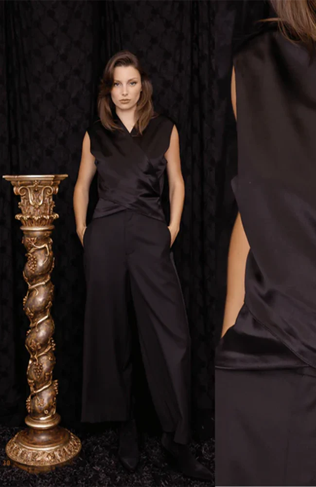 M A Dainty | Fancy Pants | Black