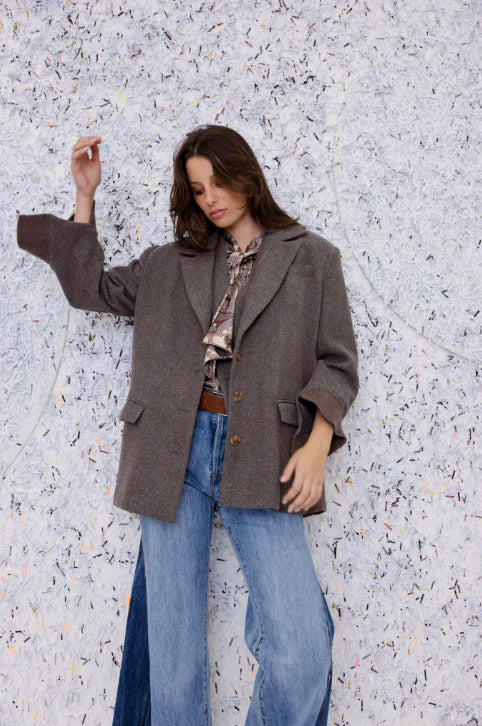 M A Dainty | Bagsy Jacket | Denim Tweed