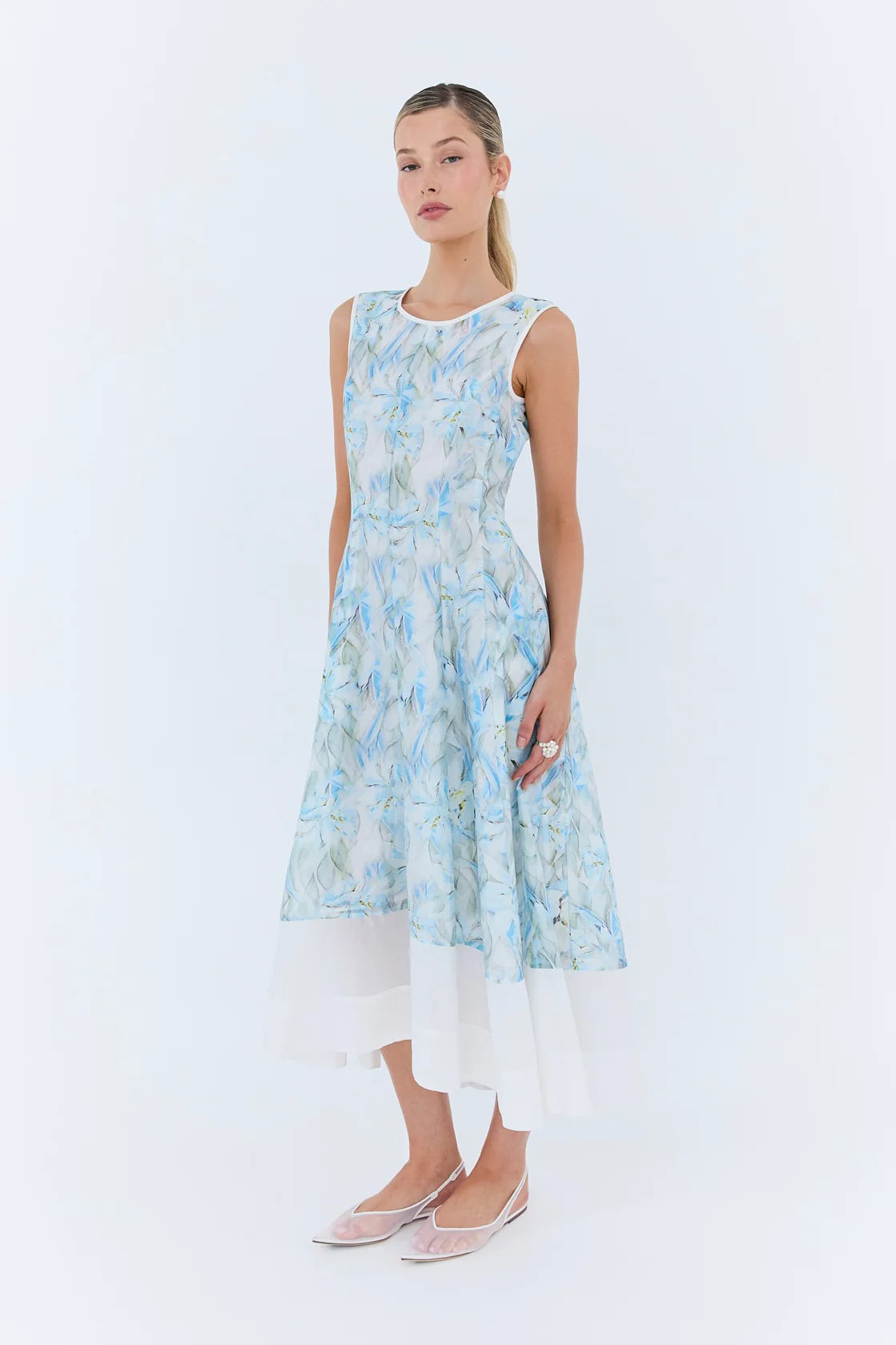 Eder by Anna | Alexa Maxi Dress | Blue Floral