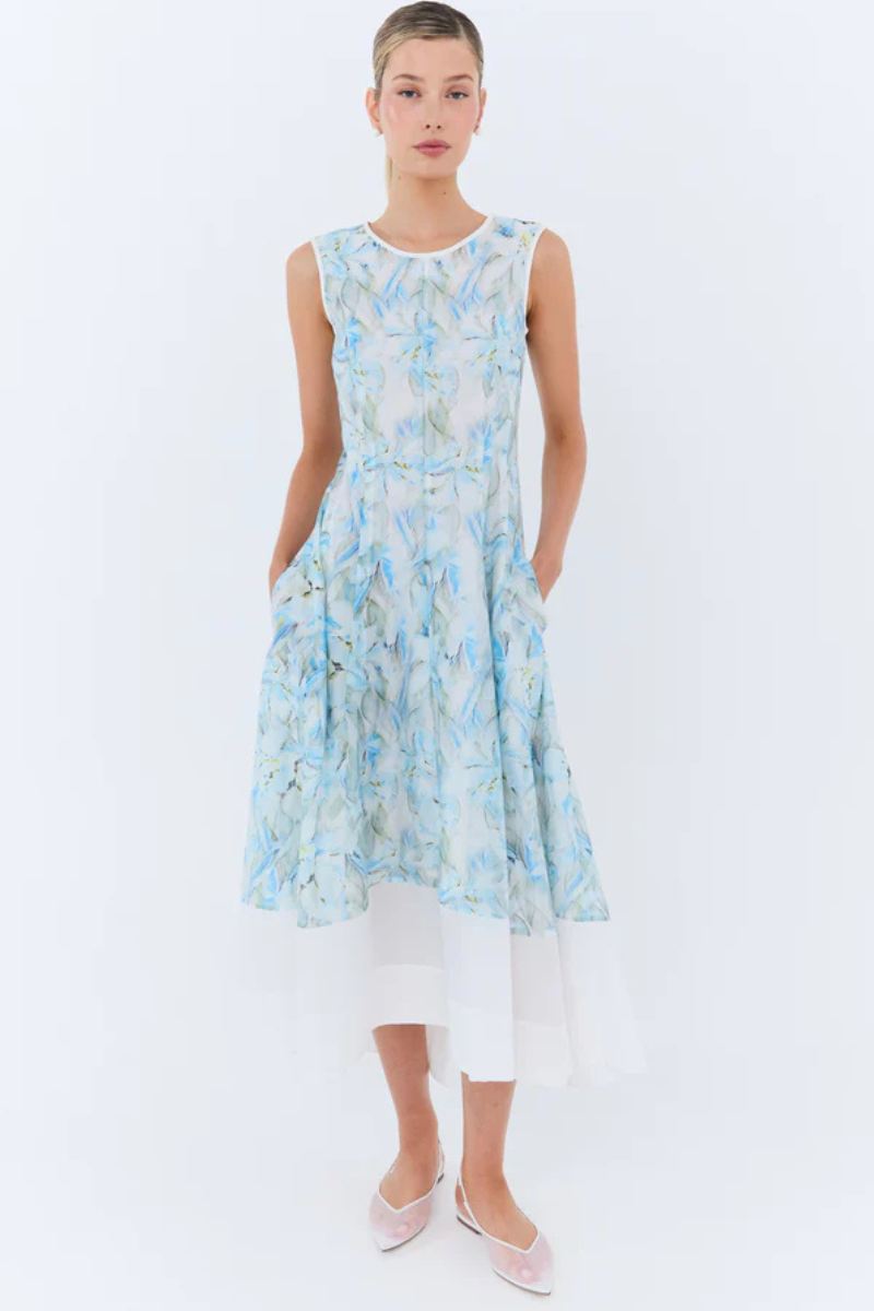 Eder by Anna | Alexa Maxi Dress | Blue Floral