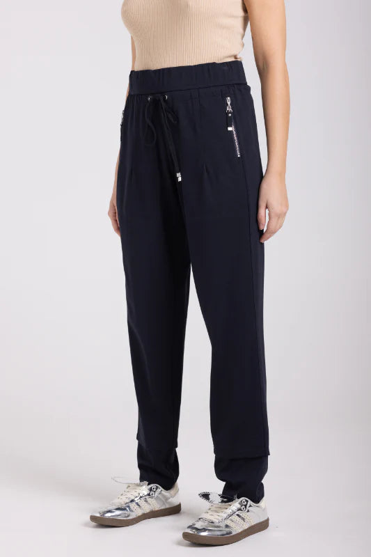 Two T's | Ponti Panelled Pant | Ink