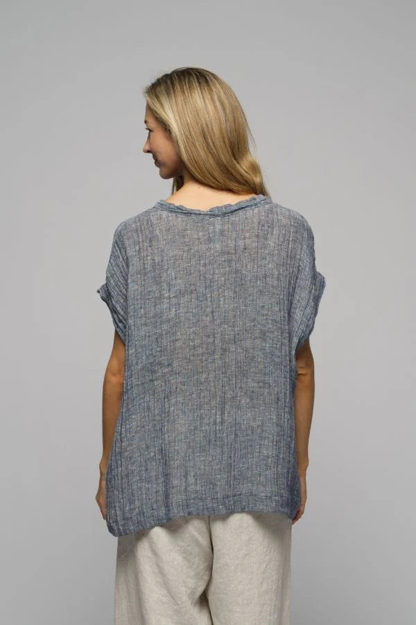 Muse | Imogen Top | Denim Blue