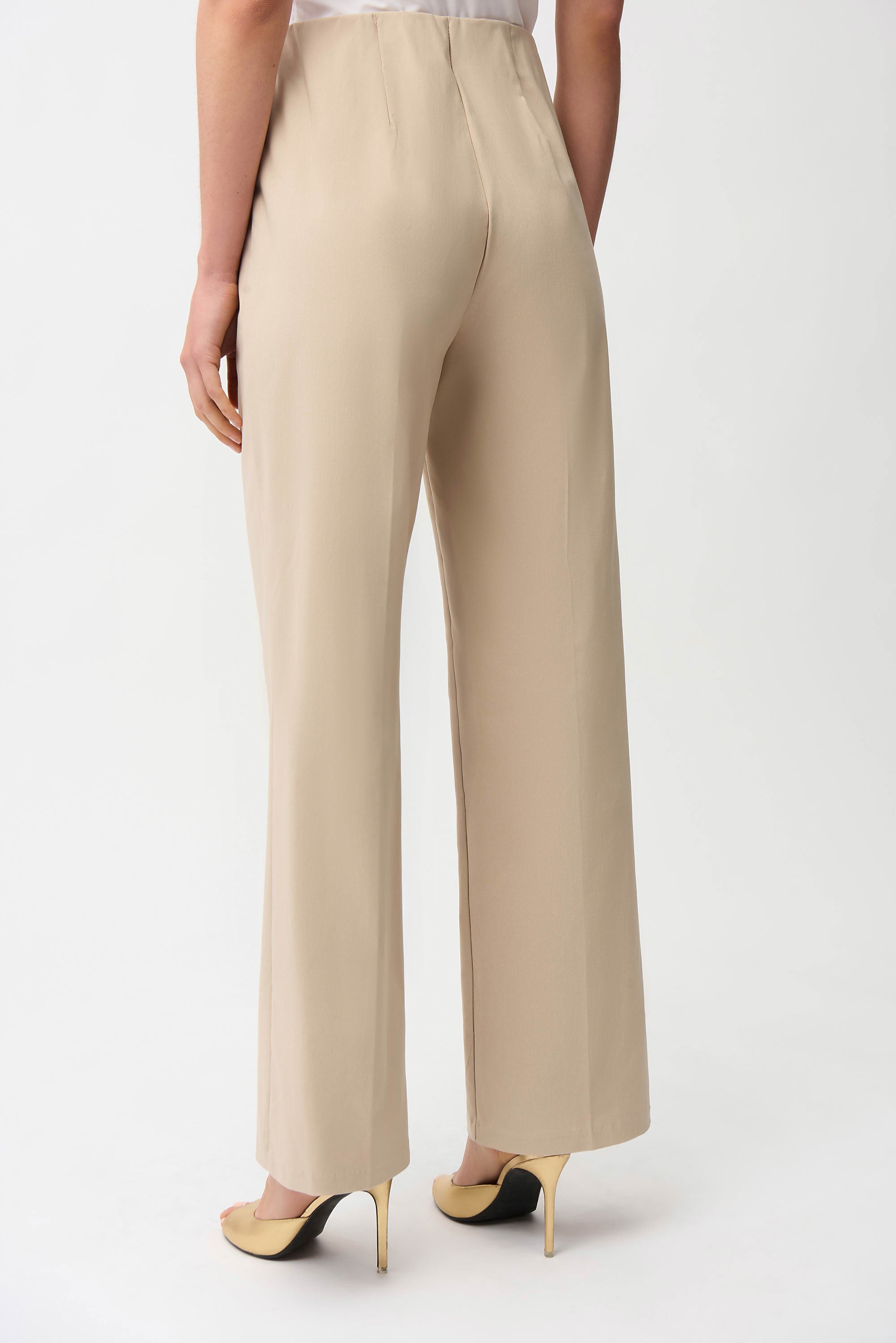Joseph Ribkoff | Wide Leg Pull On Pants | Parchment