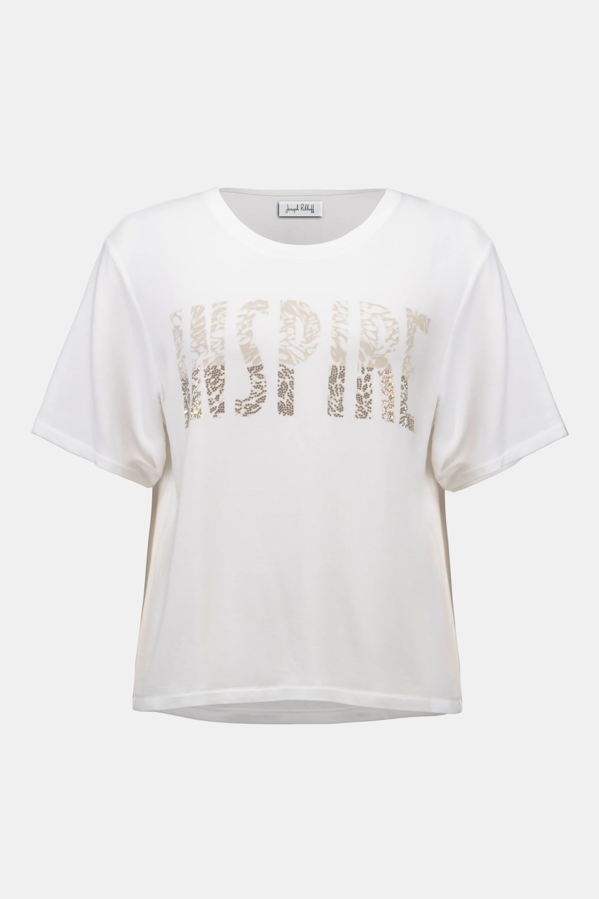 Joseph Ribkoff | T-Shirt with Motive | Beige