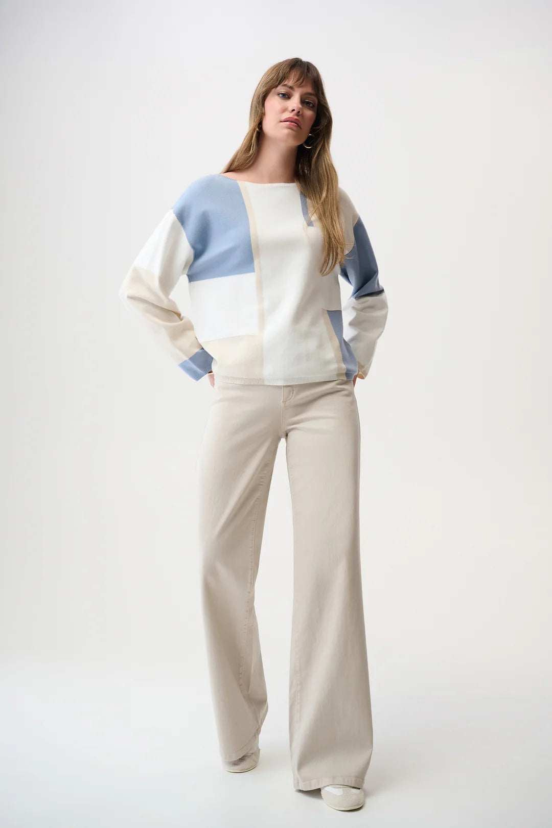 Joseph Ribkoff | Brushed Viscose Colour Block Sweater