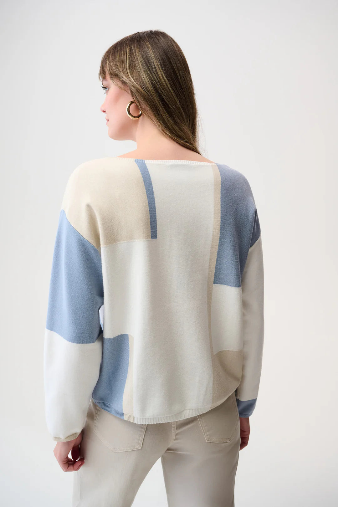 Joseph Ribkoff | Brushed Viscose Colour Block Sweater