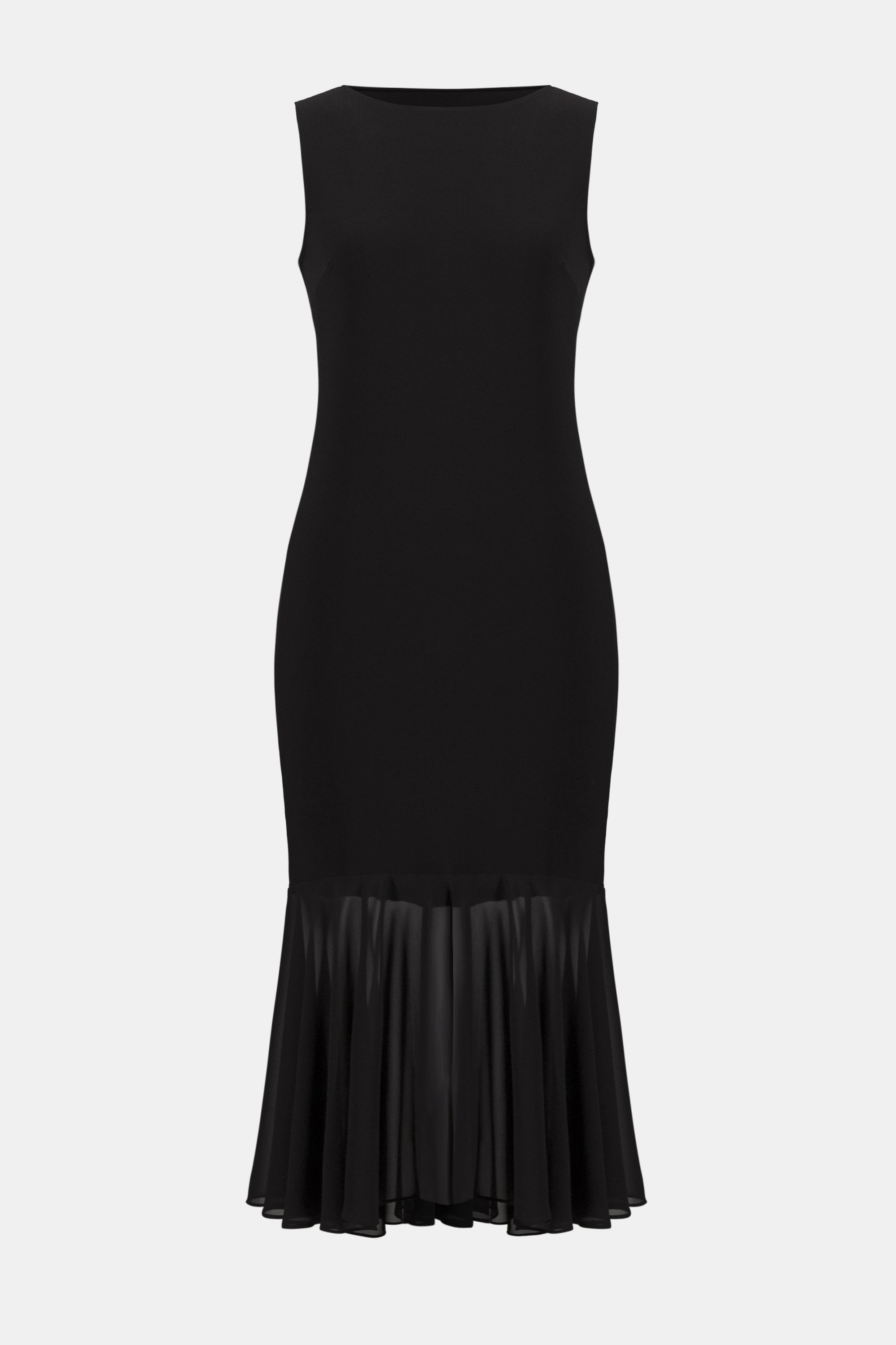 Joseph Ribkoff I Silky Flounce Dress I Black