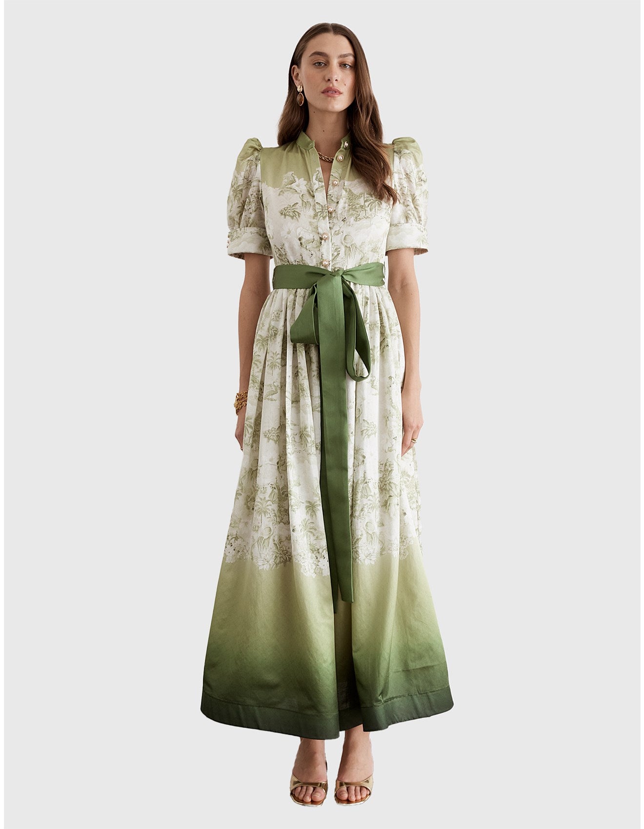 Aqua Blu I Rosalie Dress I Green