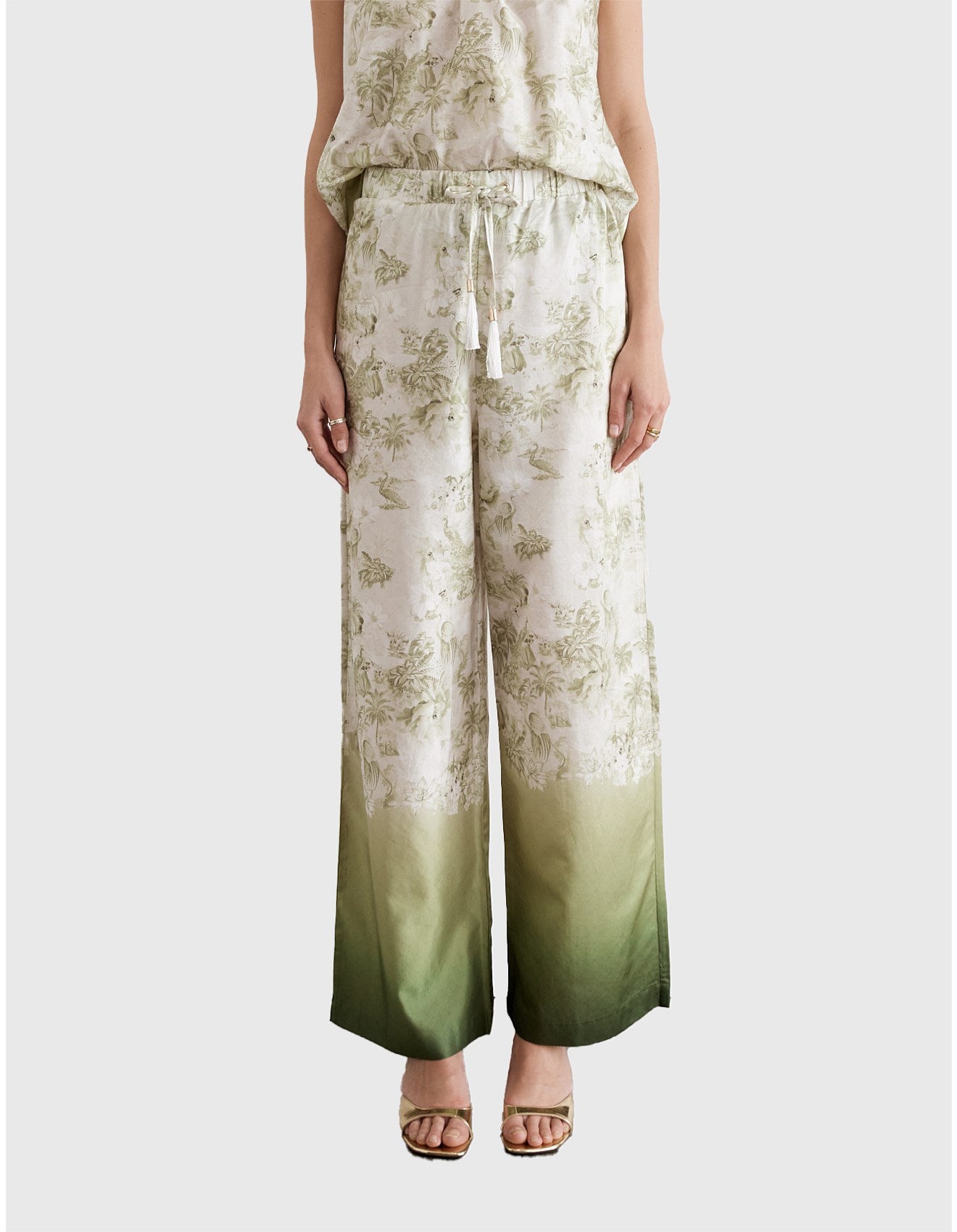 Aqua Blu I Lexi Pants I Green