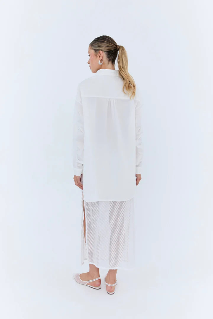Eder by Anna | Pamela Oversized Shirt | White