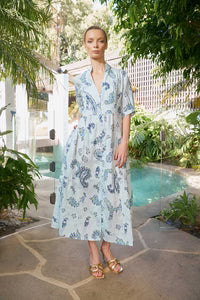 The Dreamer Label I Celine Woodstock Ankle Dress I Ocean