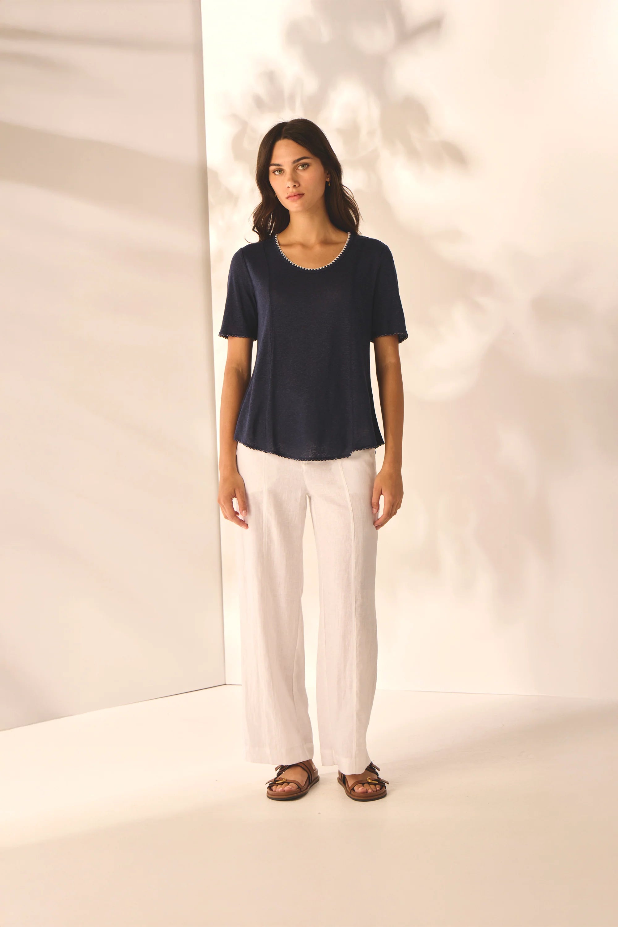 Lania | Hayden Pant | White
