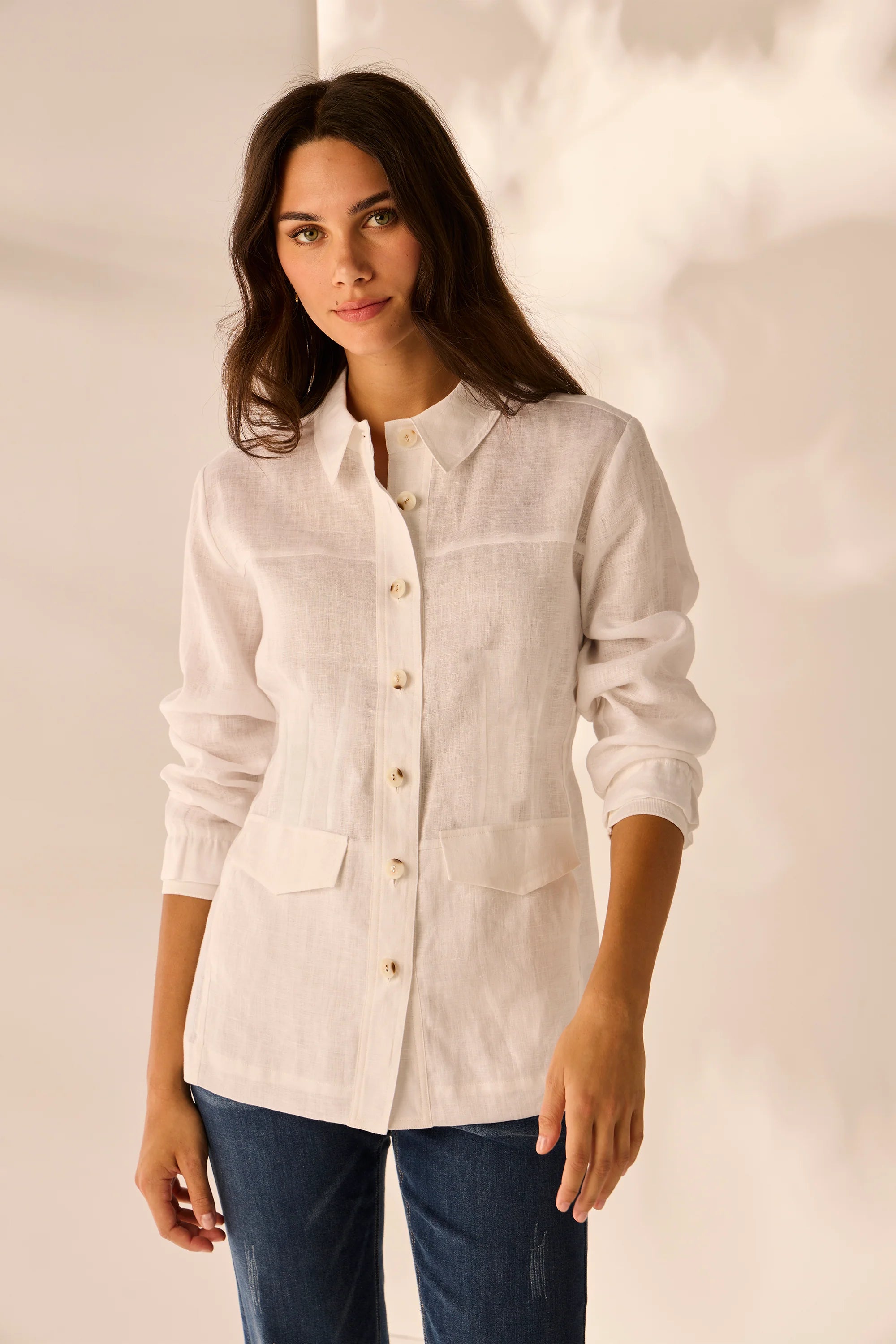 Lania | Hayden Jacket | White