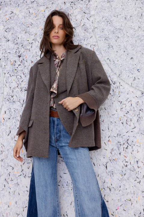 M A Dainty | Bagsy Jacket | Denim Tweed