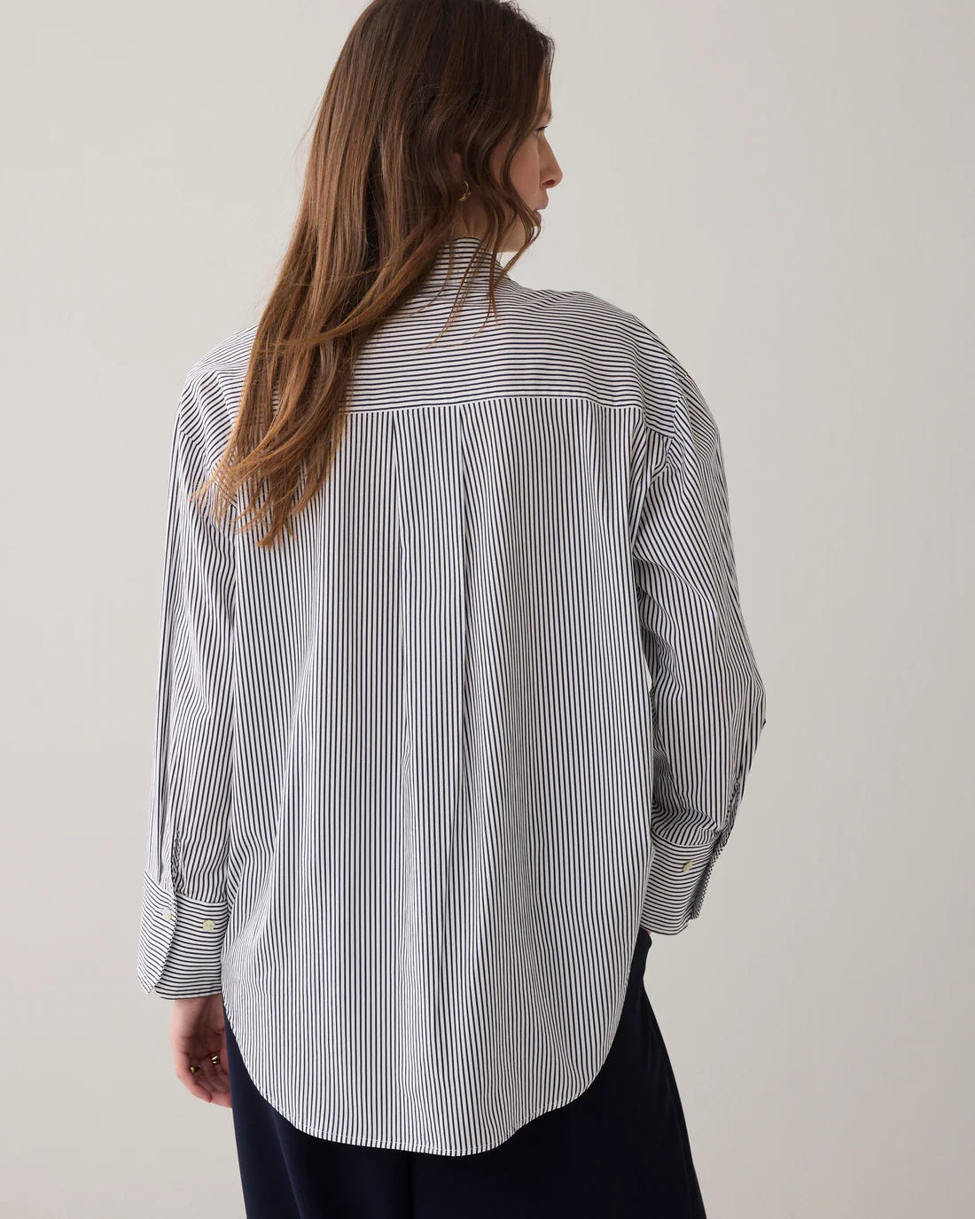 Summum | Big Flower Blouse | Blue/White