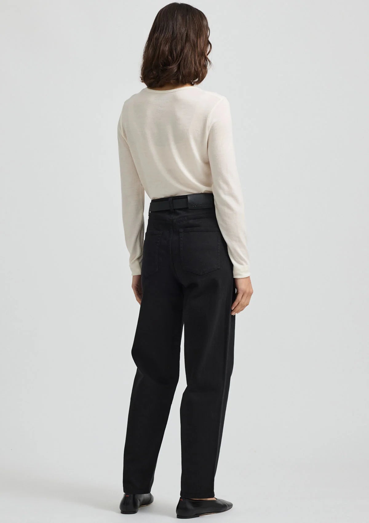 Toorallie | Crew Merino Tee | Warm White