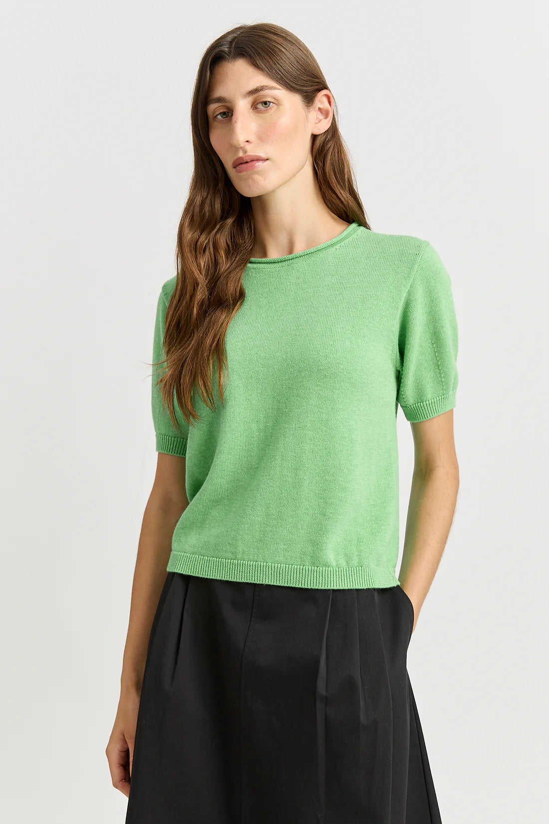 Toorallie | Short Sleeve Knit | Agave