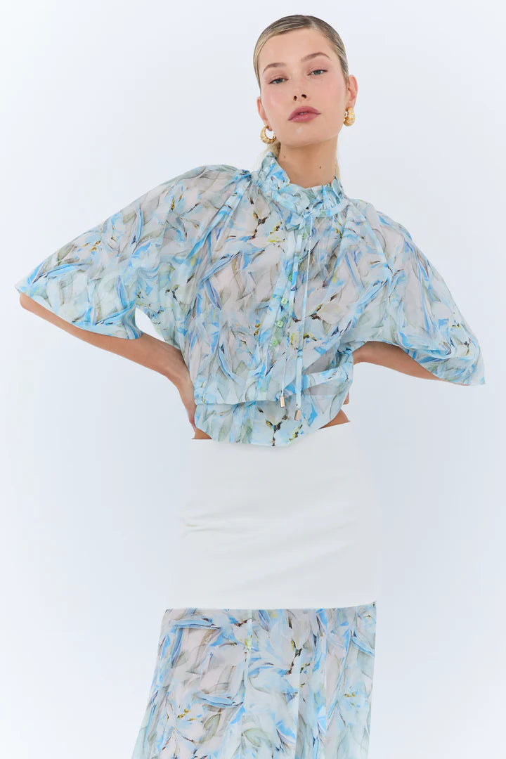 Eder by Anna | Konstantina Blouse | Blue Floral