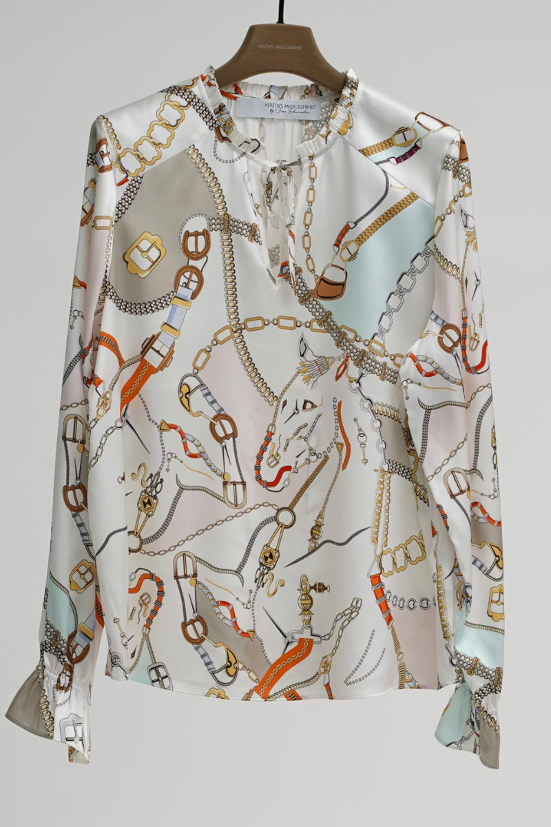 Herzen's Angelegenheit | Gina Blouse | Cloud Multi
