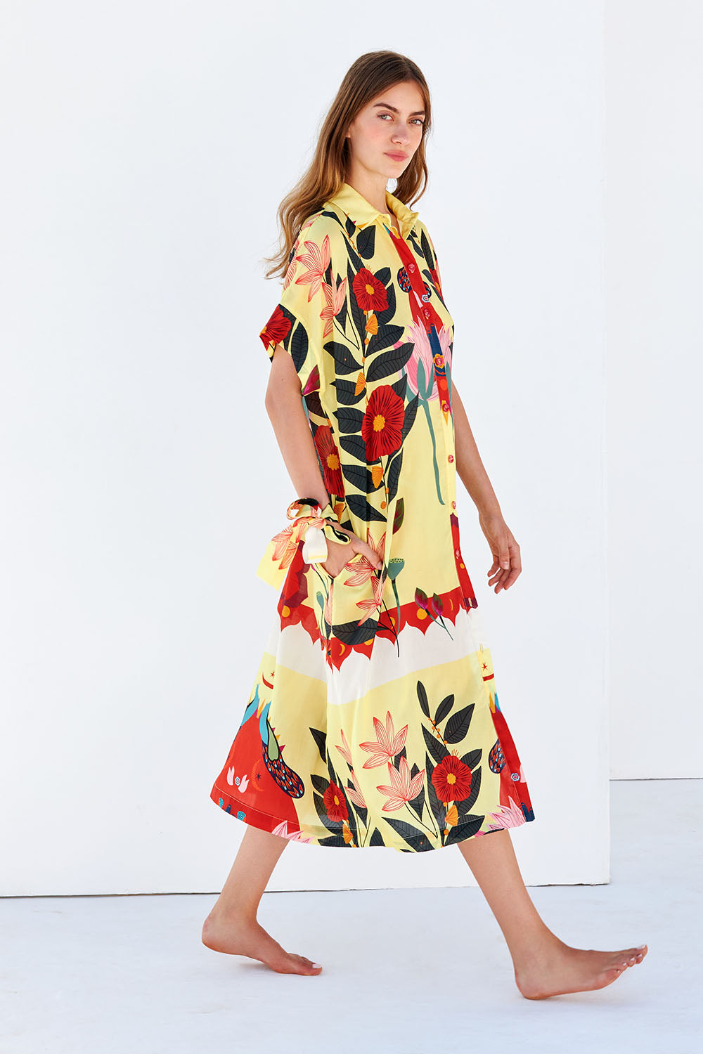 Cristina Beautiful Life | Jenna Shirtdress | Yellow