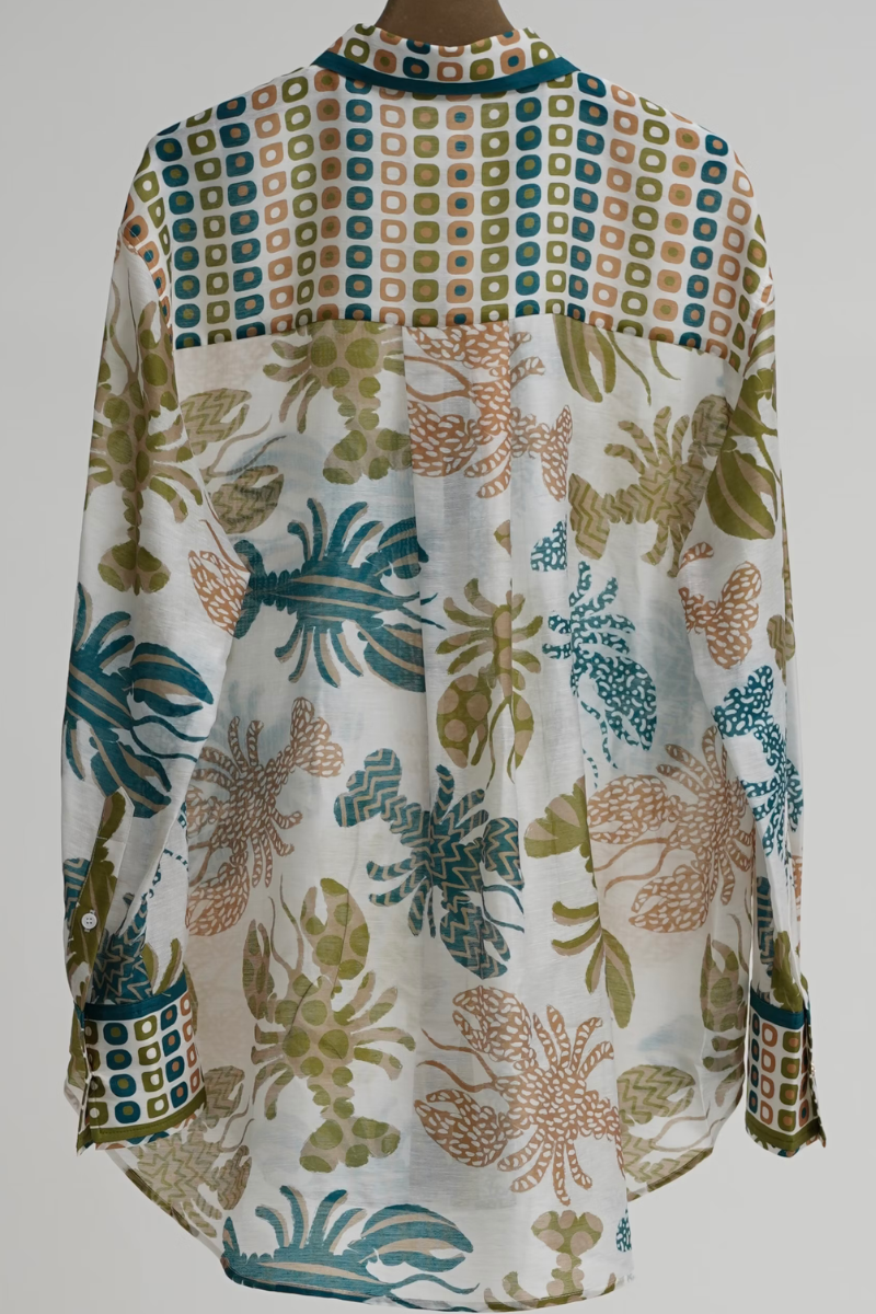 Herzens  Angelegenheit | Blouse | Lime Multi