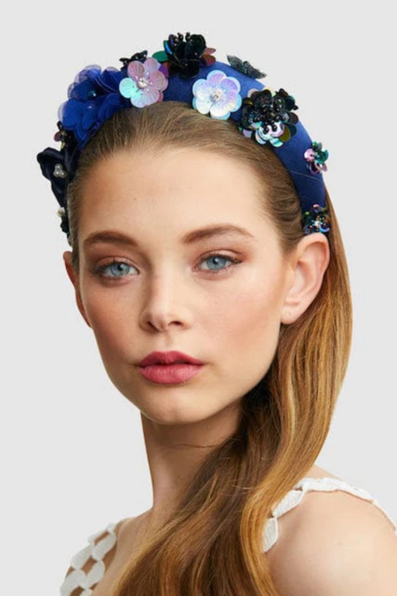 Ford Millinery | Akira Headpiece | Blue