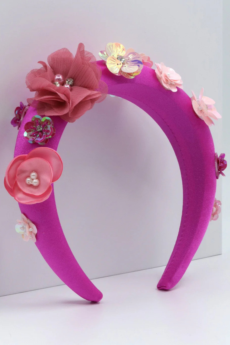 Ford Millinery | Akira Headpiece | Hot PInk