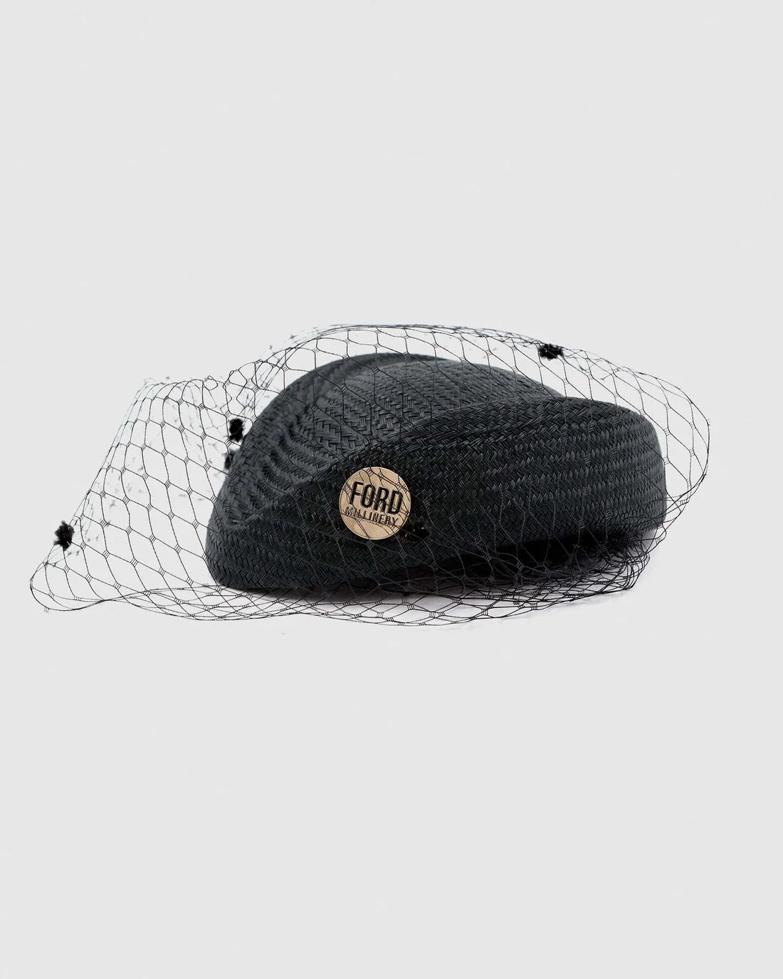 Ford Millinery | Aviator Headpiece| Black