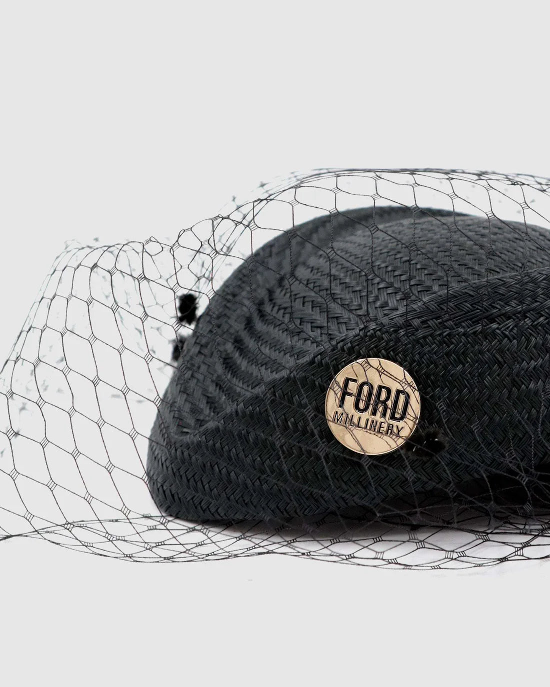 Ford Millinery | Aviator Headpiece| Black