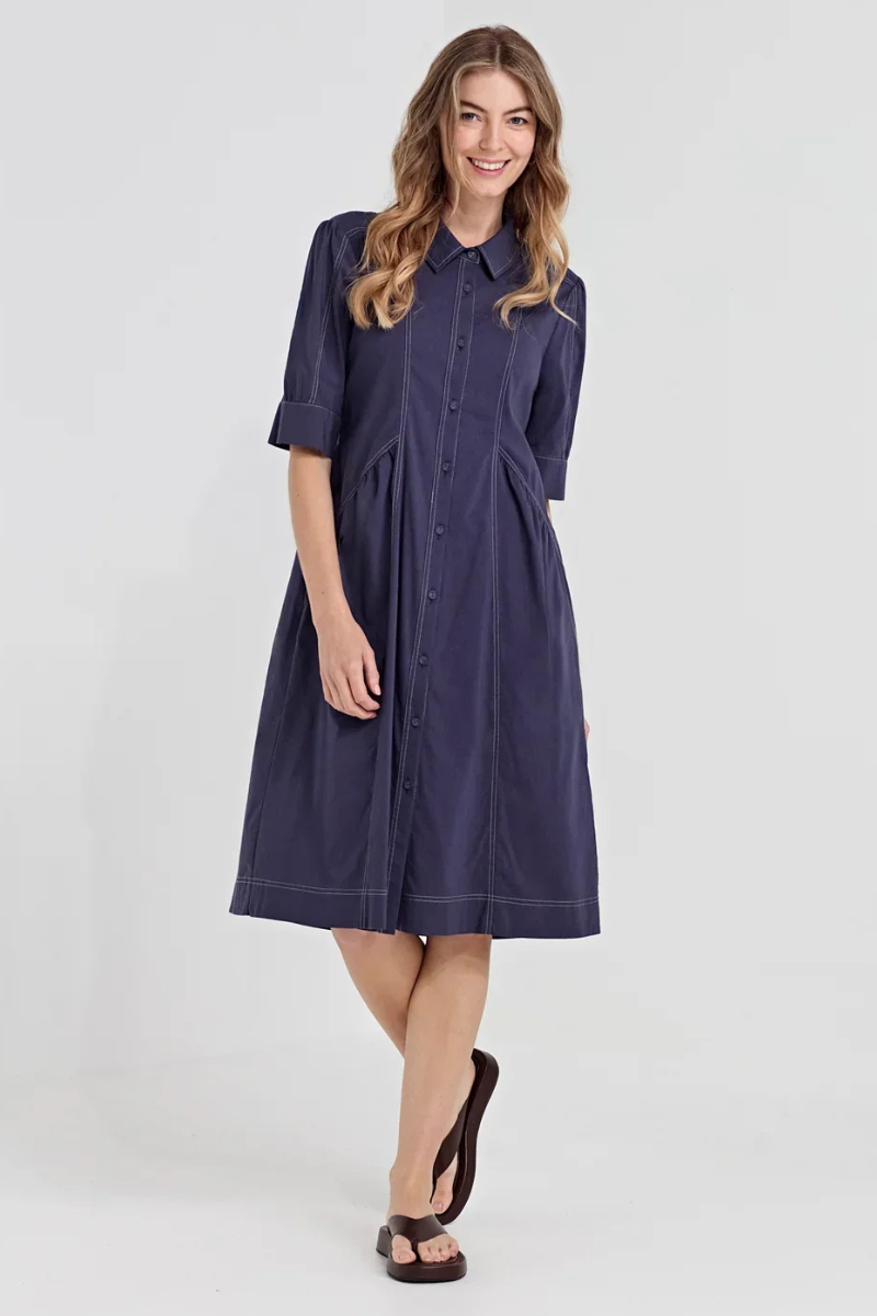 Verge | Acrobat Rosie Dress | Denim Marle