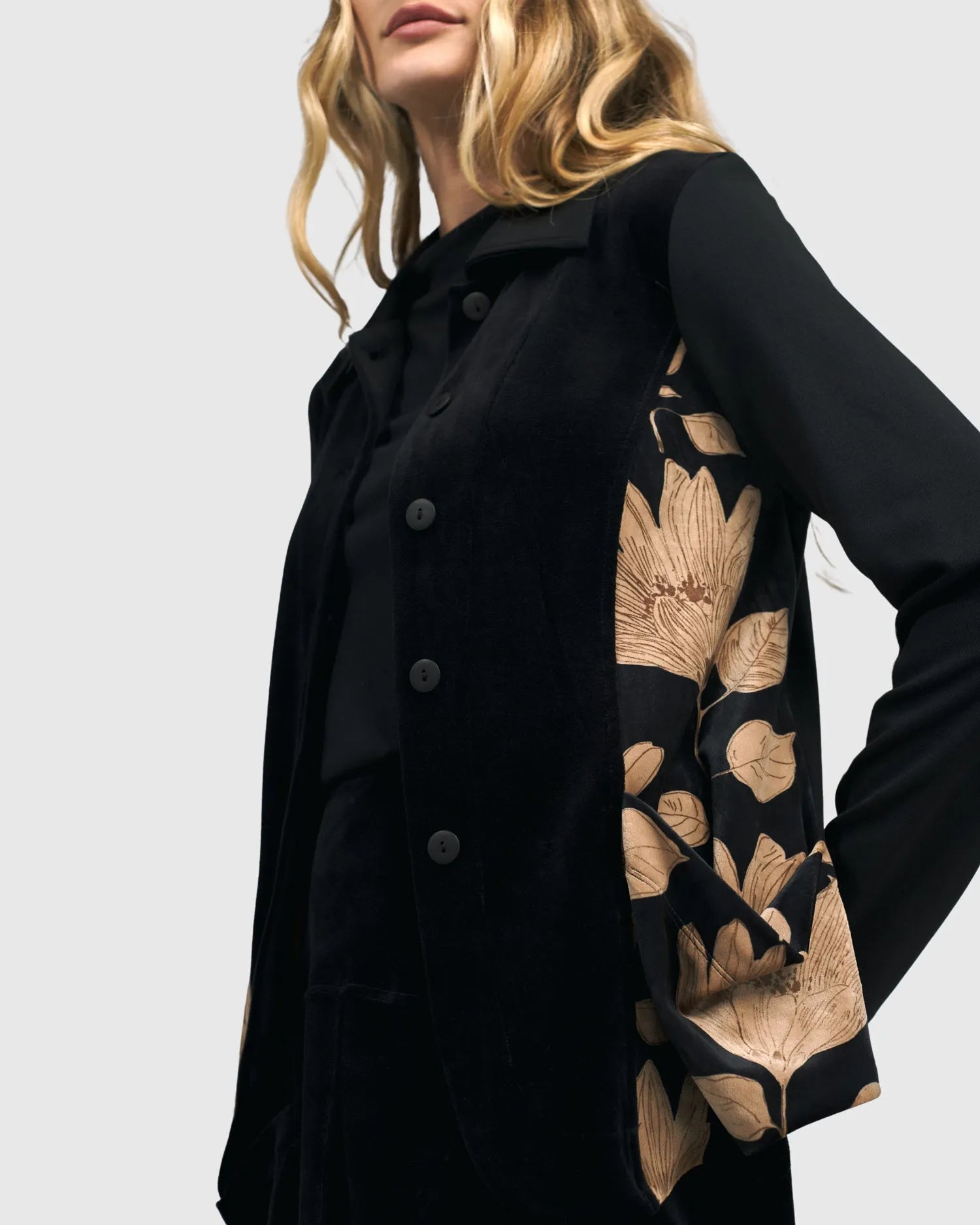 Alembika | Velvet Jacket | Floral