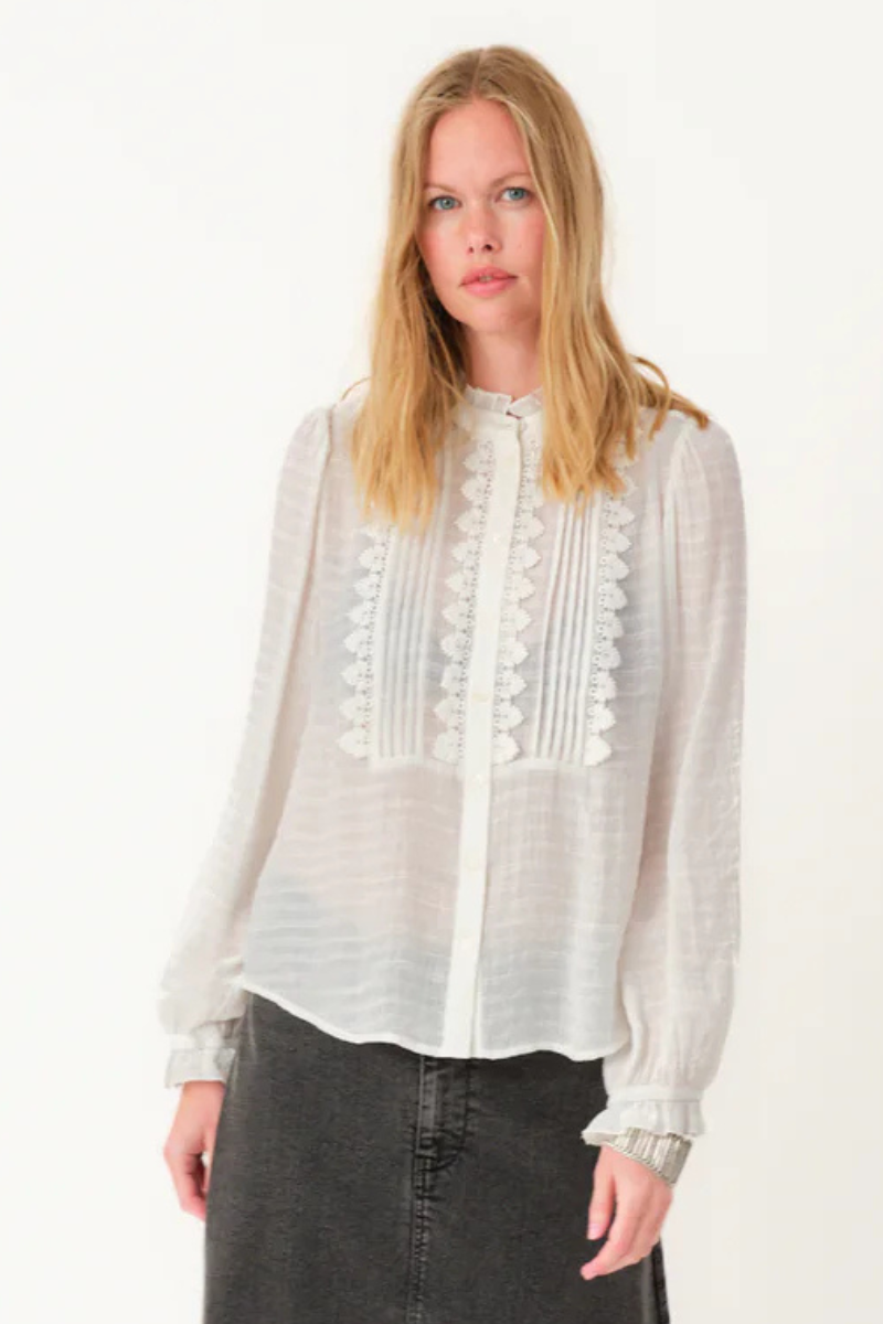 Lolly's Laundry | Ariel Shirt | White