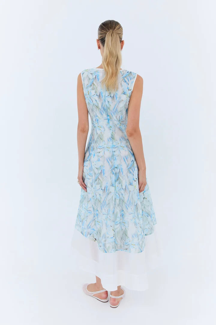 Eder by Anna | Alexa Maxi Dress | Blue Floral