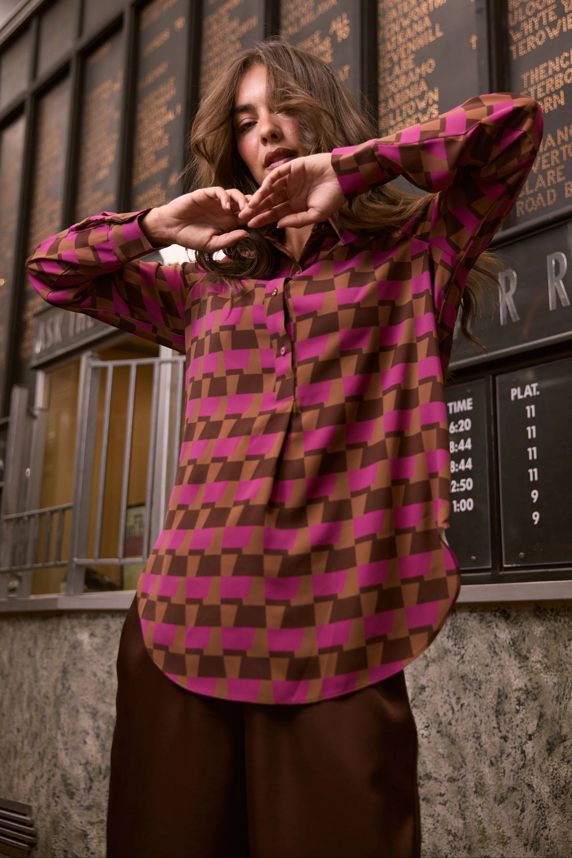 Brave+True | Astrid Shirt | Geo Prism