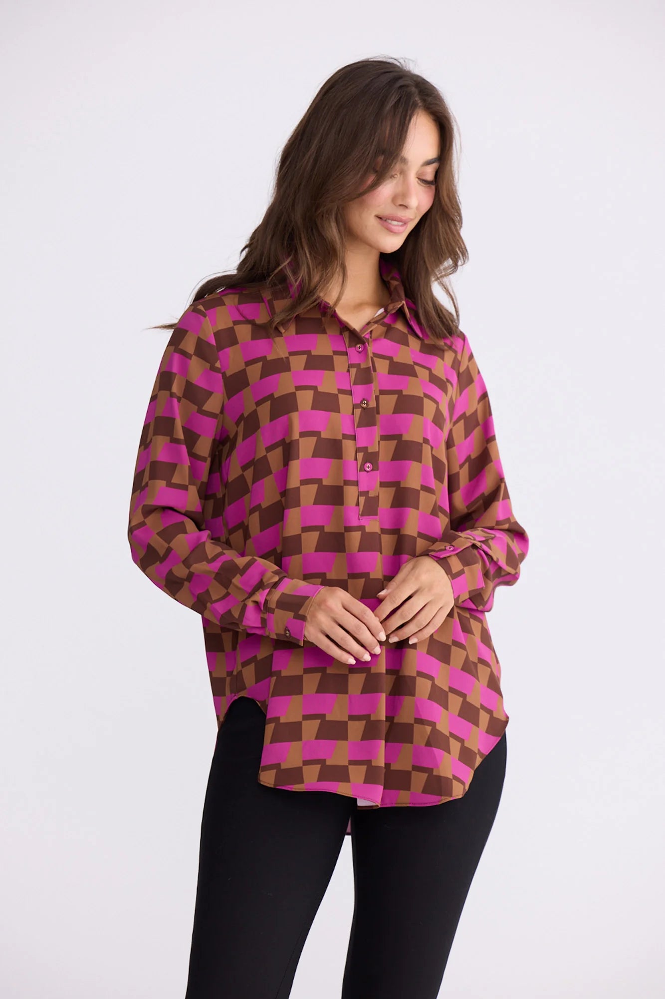 Brave+True | Astrid Shirt | Geo Prism