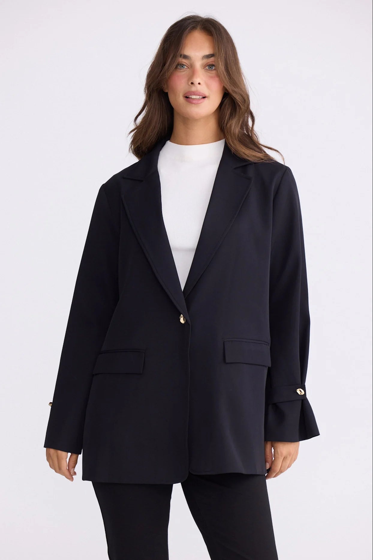 Brave+True | Kensington Blazer | Black