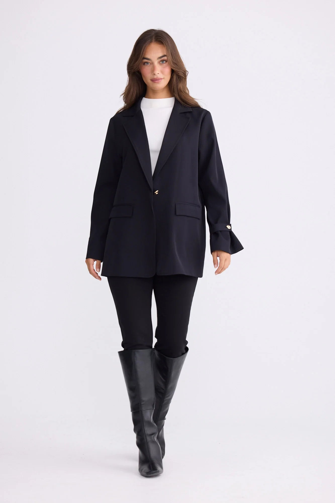 Brave+True | Kensington Blazer | Black
