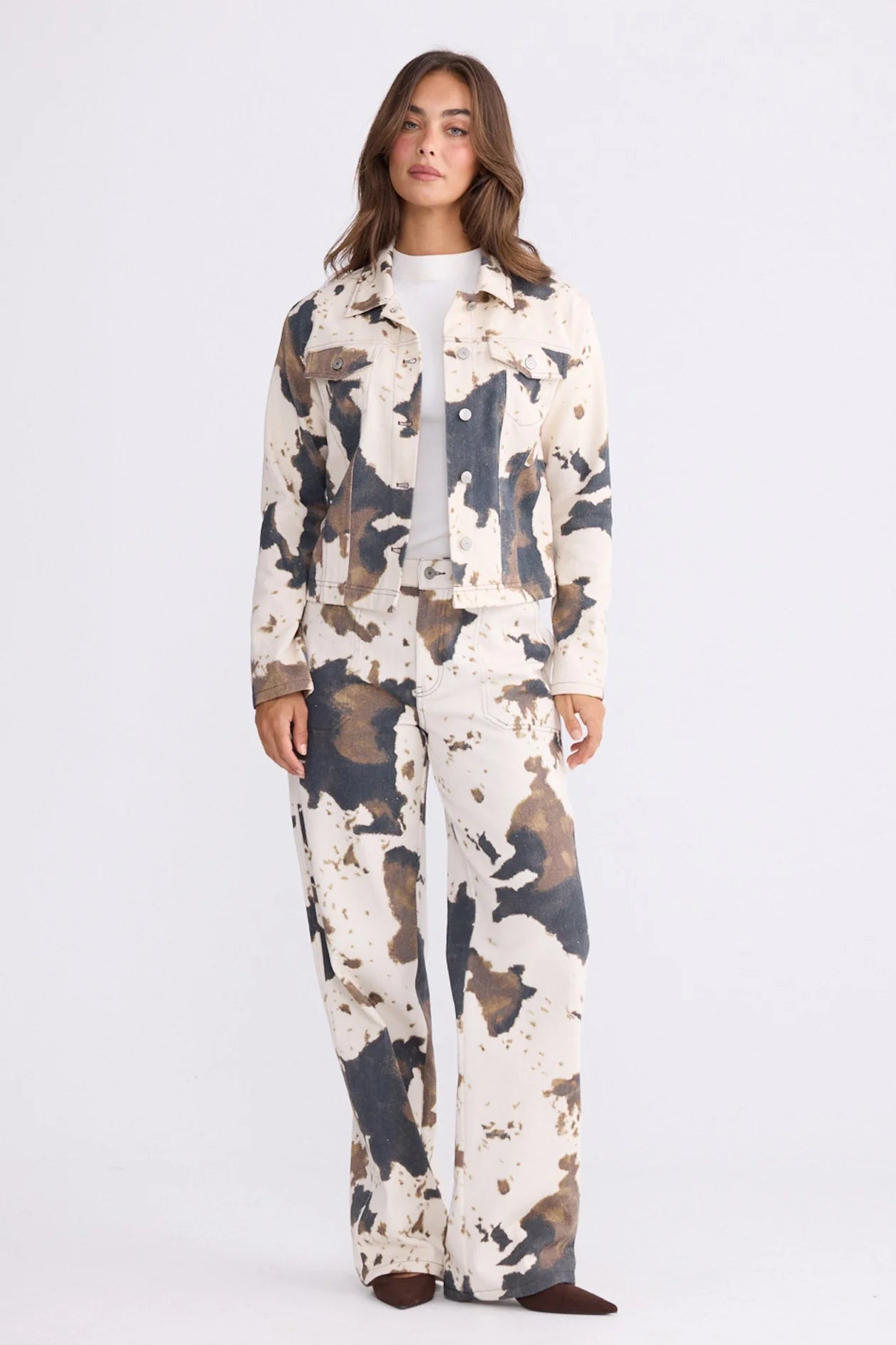 Holiday | Sidewalk Jacket | Abstract Cow